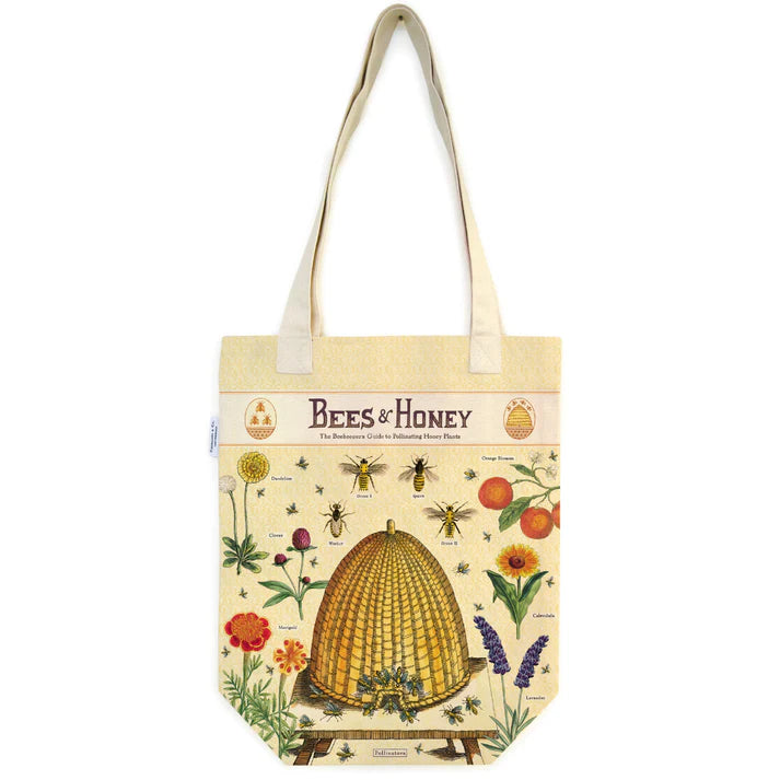 Cavallini Vintage Tote Bees Honey