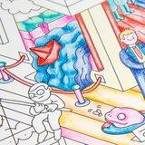 Crazy Museum Giant Colouring Poster