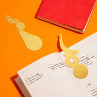 Brass Bookmark - Pear