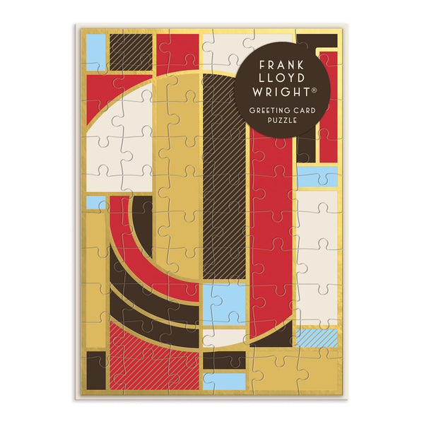 Frank Lloyd Wright Hoffman Rug Card Puzzle