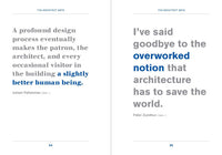 The Architect Says: Quotes, Quips and Words of Wisdom