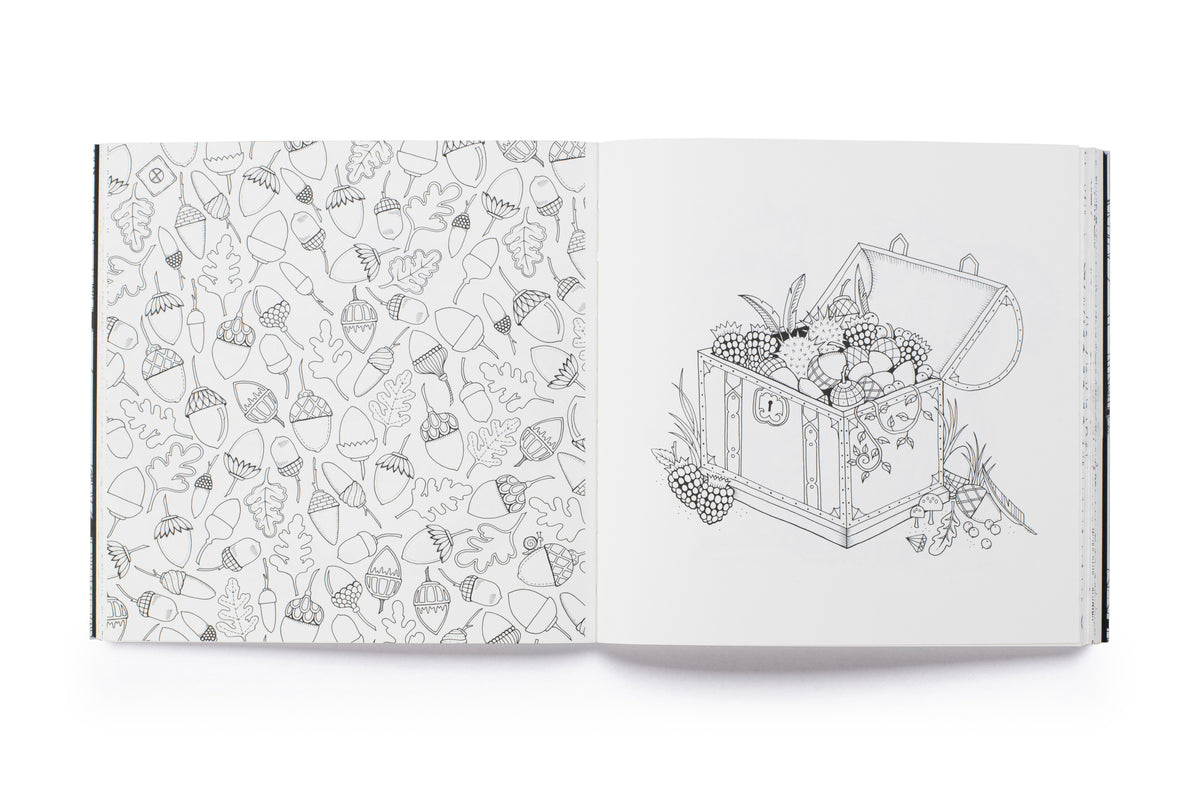 Miniature Enchanted Forest: A Pocket-Sized Adventure Coloring Book [Book]