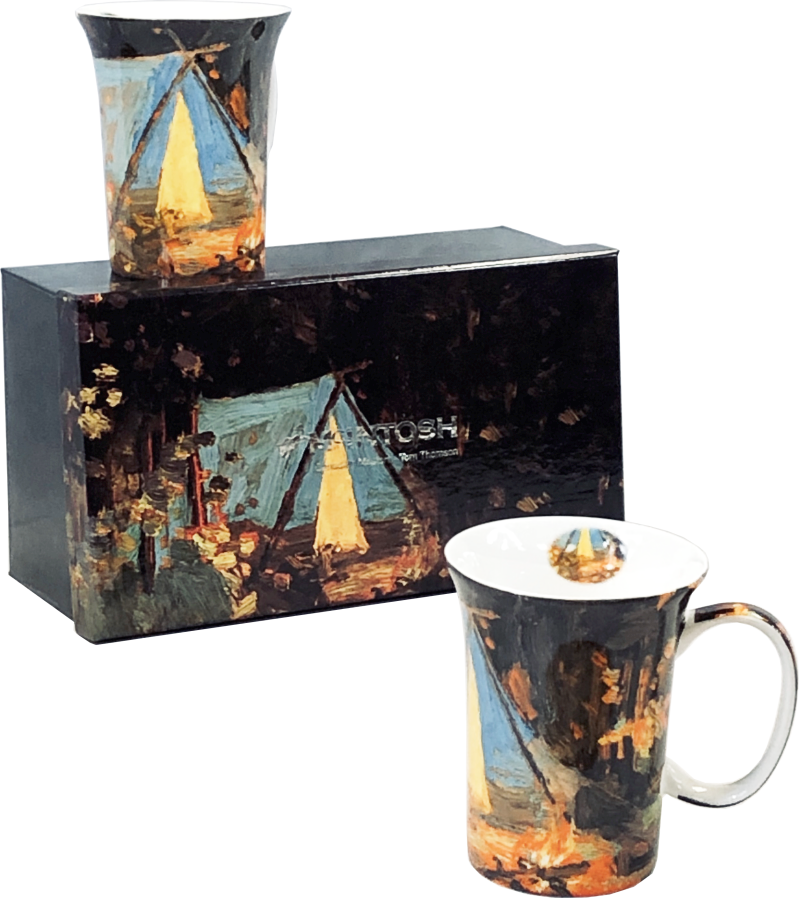 Tom Thomson Campfire Set of 2 Mugs Vancouver Art Gallery Store