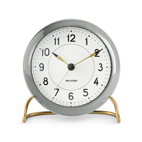 Arne Jacobsen Station Alarm Clock - Grey