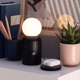 Wireless Lamp and Charger - Black