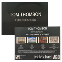 Tom Thomson Four Seasons Boxed Set of Dinner Placemats