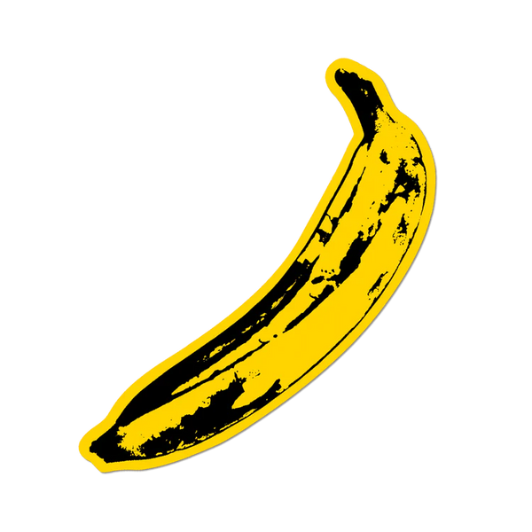 Warhol Banana Vinyl Sticker