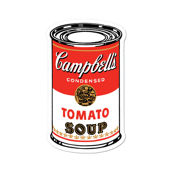 Warhol Campbell’s Soup Can Vinyl Sticker