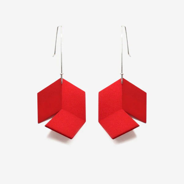 Drop 2025 earrings red