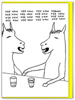 Shrigley Greeting Card - HeeHaw