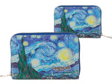 Van Gogh Zipper Wallet - Starry Night