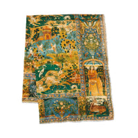 Persian Pictorial Textile Scarf