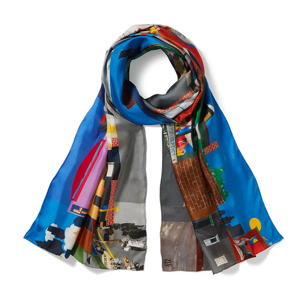 Bearden The Block Oblong Silk Scarf