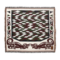 Debra Sparrow Takaya Wolf Tapestry