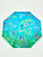 Original Duckhead Compact Umbrella - Aqua Fungi