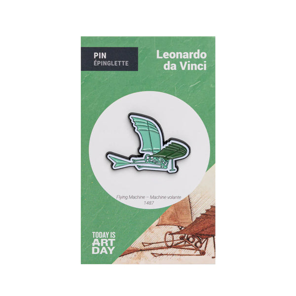 Da Vinci Enamel Pin - Flying Machine