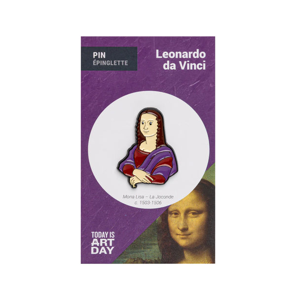 Da Vinci Enamel Pin - Mona Lisa