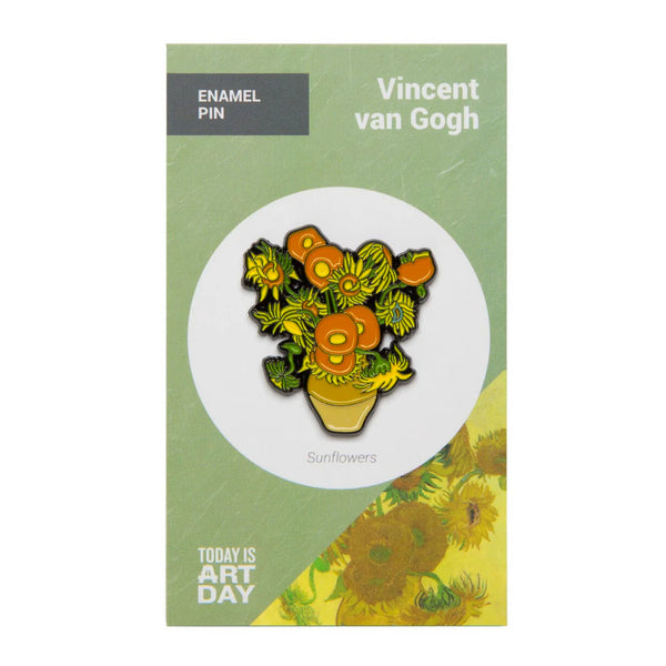 Van Gogh Enamel Pin - Sunflowers