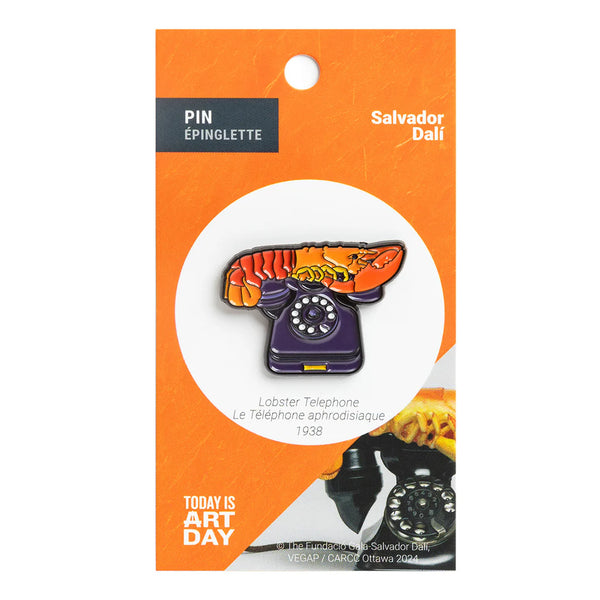 Dali Enamel Pin - Lobster Telephone