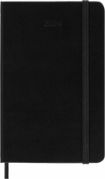 Moleskine Classic Daily Planner 2024 - Pocket Hardcover