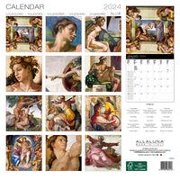 Michelangelo 2024 Wall Calendar