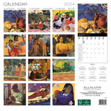 Gauguin 2024 Wall Calendar