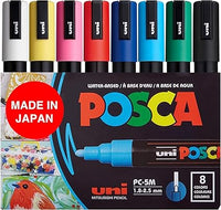 POSCA 5M Markers - Set of 8