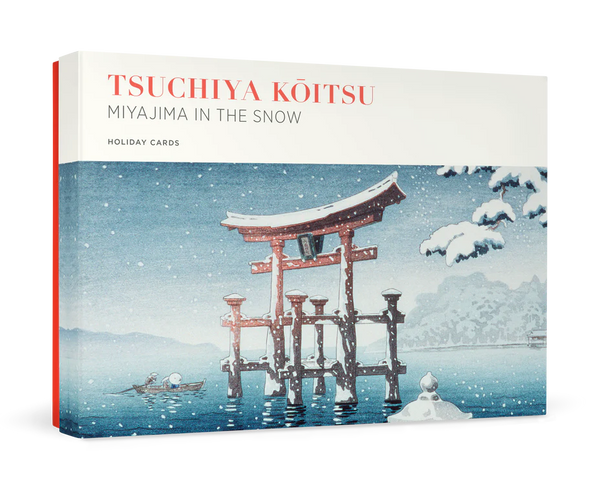 Tsuchiya Kōitsu: Miyajima in the Snow Holiday Cards - Set of 12