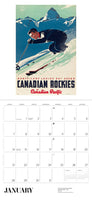 Canadian Travel Posters 2024 Wall Calendar