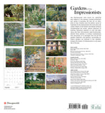Gardens of the Impressionists 2024 Wall Calendar