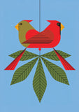 Charley Harper: Cardinals Consorting Holiday Cards - Set of 12
