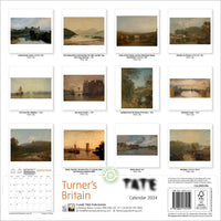 Tate: Turner's Britain 2024 Wall Calendar