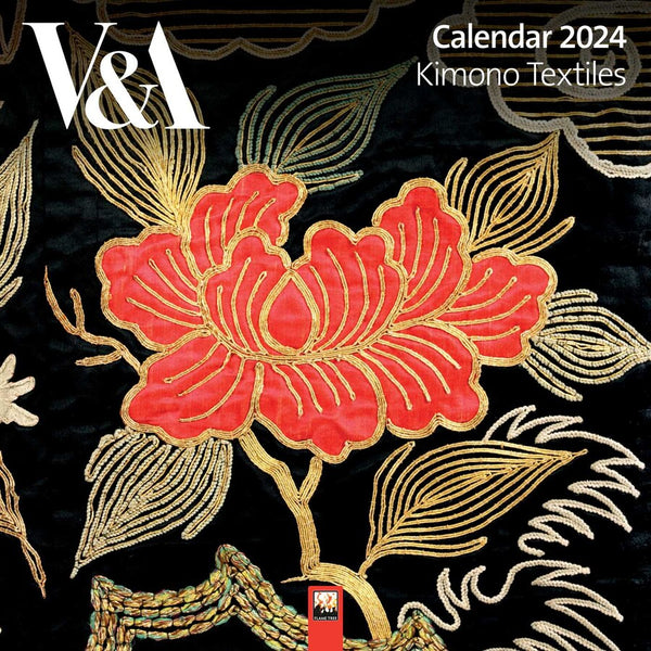 V&A: Kimono Textiles 2024 Wall Calendar