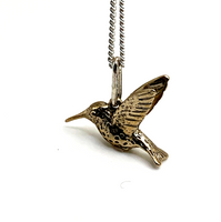 Anna's Humming Bird Necklace - Bronze