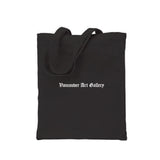 Vancouver Art Gallery 95th Anniversary Retro Logo Tote Bag - Founding VAG Logo (1931–41) Black