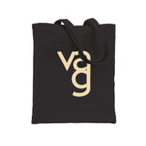 Vancouver Art Gallery 95th Anniversary Retro Logo Tote Bag - VAG Logo (1962) Black