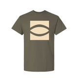 95th Anniversary Retro Logo T-Shirt - VAG Logo (1964–78) Olive