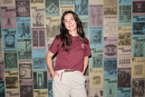 95th Anniversary Retro Logo T-Shirt - VAG Logo (1962) Maroon