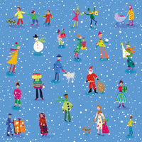 Snowy Walks Holiday Cards - Set of 8