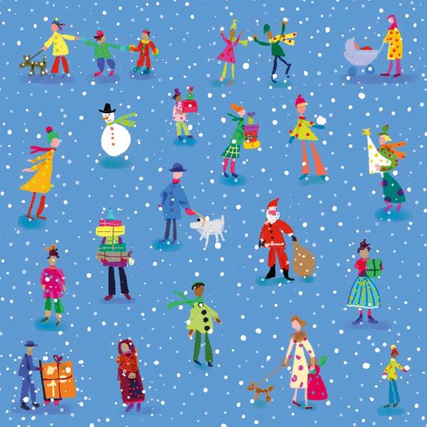 Snowy Walks Holiday Cards - Set of 8