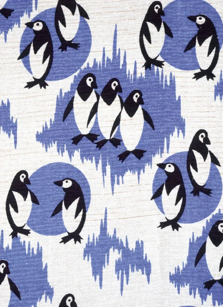 Penguin Furnishing Fabric Holiday Cards - Set of 8