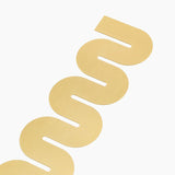 Brass Bookmark - Wave