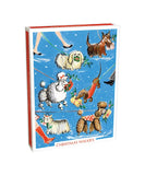 Christmas Walkies Holiday Cards - Set of 16