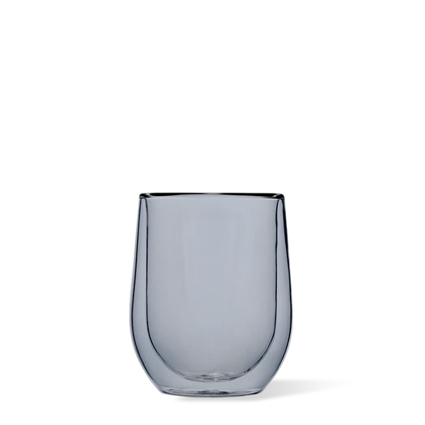 Stemless Double-walled Glass Set of 2 - Grey