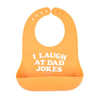 I Laugh at Dad Jokes Bib