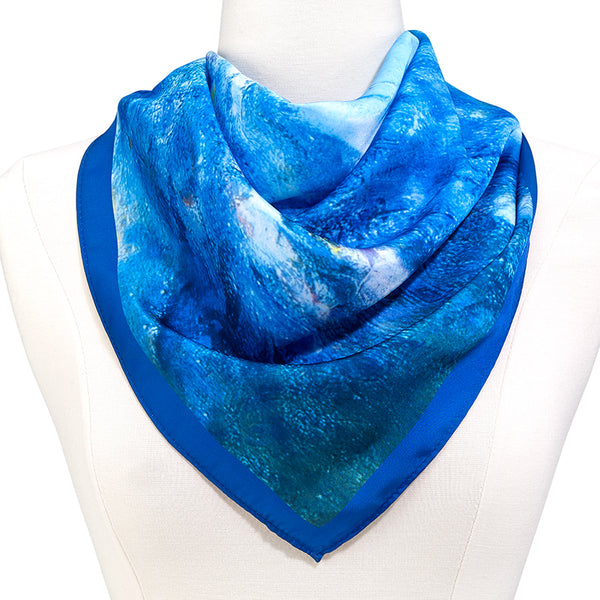 Monet Water Lilies Square Scarf