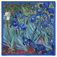 Van Gogh Irises Square Scarf