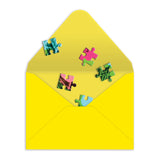 Andy Warhol Flowers Card Puzzle