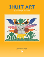 Inuit Art from Cape Dorset Colouring Book