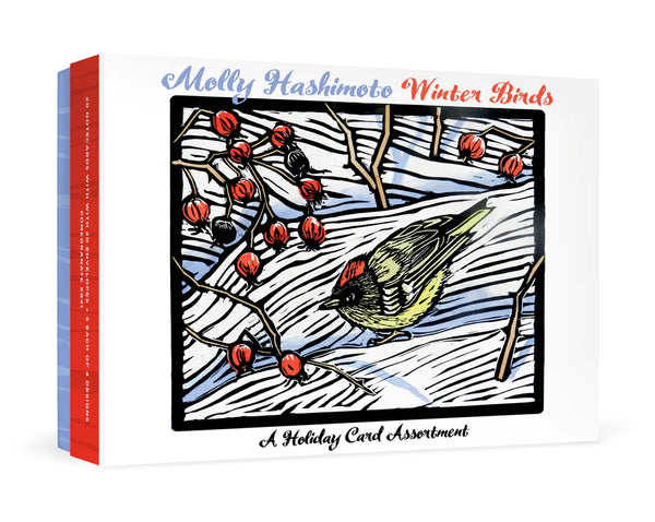 Molly Hashimoto: Winter Birds Holiday Cards - Set of 20